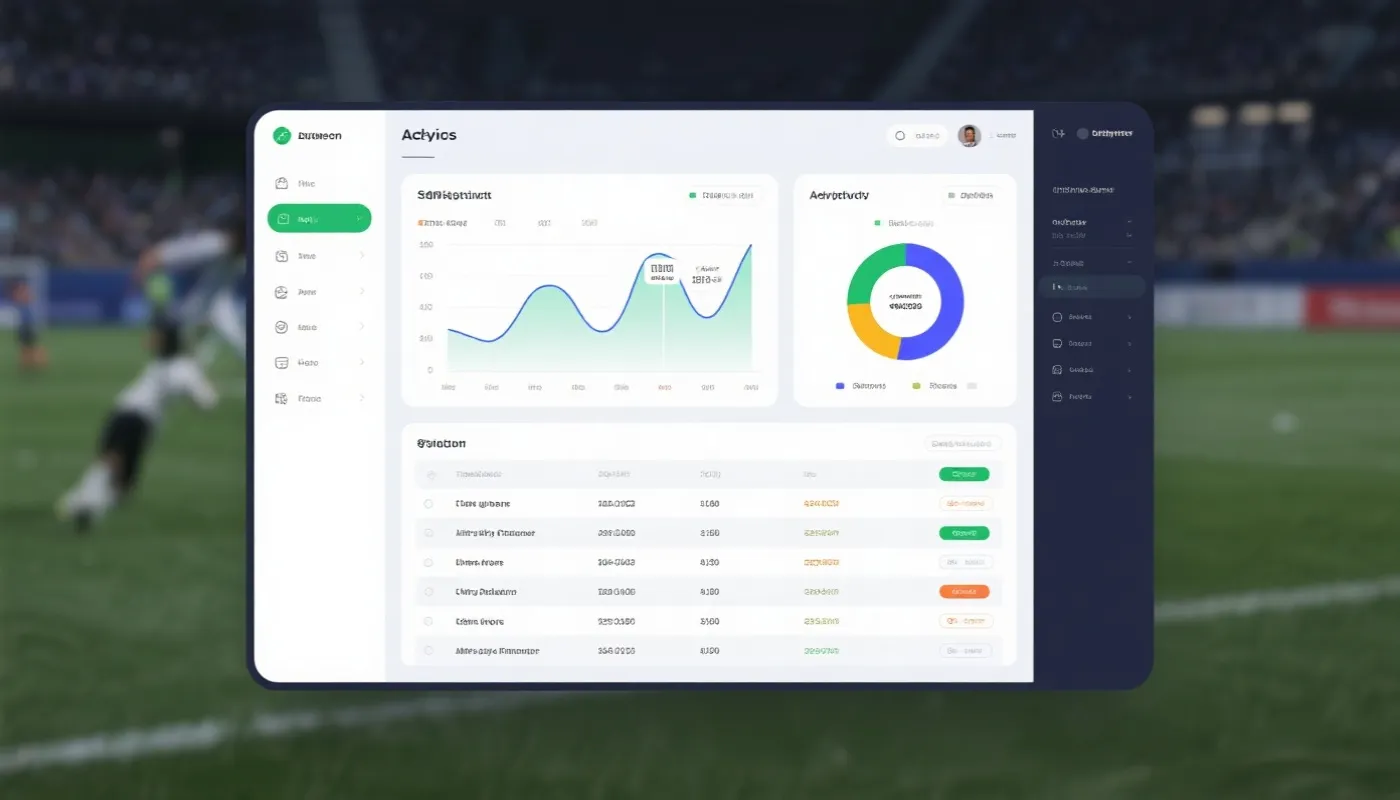 数据仪表盘示意图